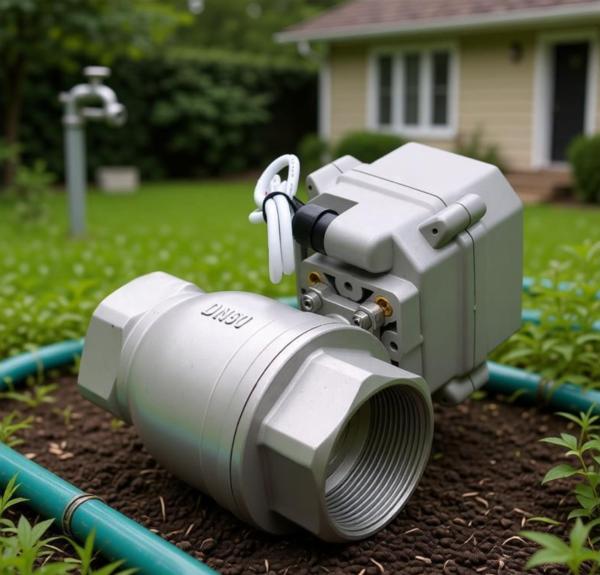 Etrany  2in SS304 2 Way RS485 Modulating Electric Control Water Ball Valve DC12-24V Water air  Control Regulation