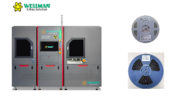 Inline X-ray parts counter with ai algorithm and connected MES/ERP/WMS system