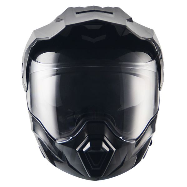 Double Visor Custom Black Dot Flip Up Motorcycle Helmet for Replacement/Repair Needs