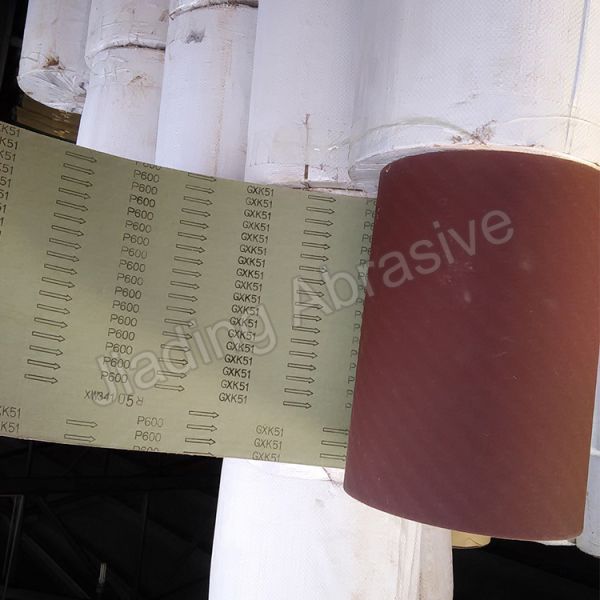 Resin-Over-Resin Cotton Abrasive Cloth Roll Grit size 40-240 for OEM X Aluminium Oxide