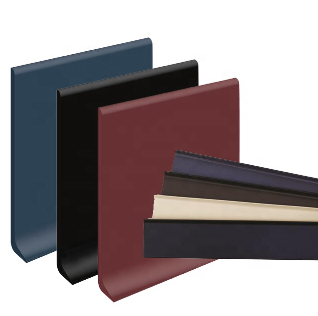 Custom Vinyl Flooring Protection Baseboard PVC Skirting Board Durable Rubber Material