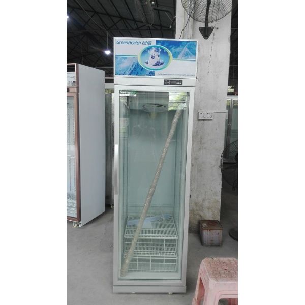 -18 ~ -22 ℃ Commercial Double Doors Upright Display Freezer With Glass Doors