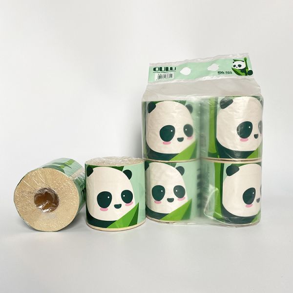 Sinopec Group High Quality Cheap 100% Virgin Bamboo Pulp White Toilet Paper Custom 2ply 3ply Product