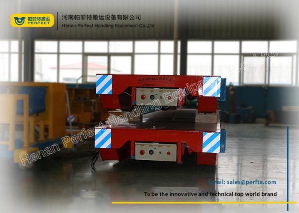 Rail Electric Flat Car / Battery Transfer Cart 1- 300 Ton Load Capacity