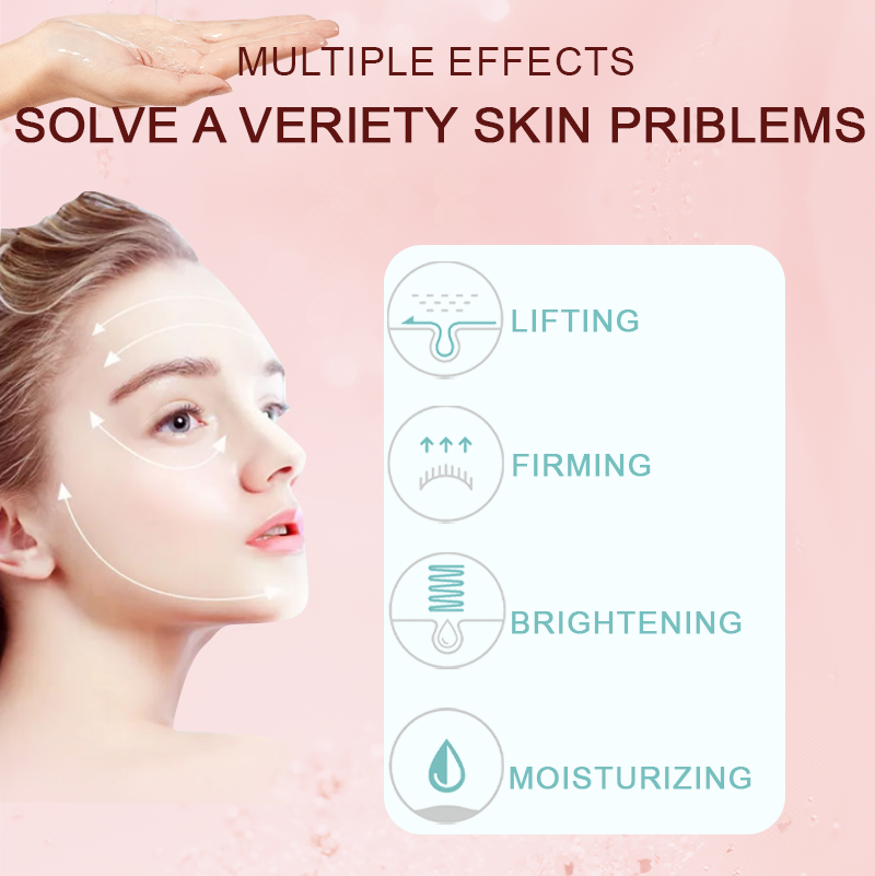 Máscaras faciales de ácido hialurónico de colágeno bio coreano personalizadas para aclarar la piel