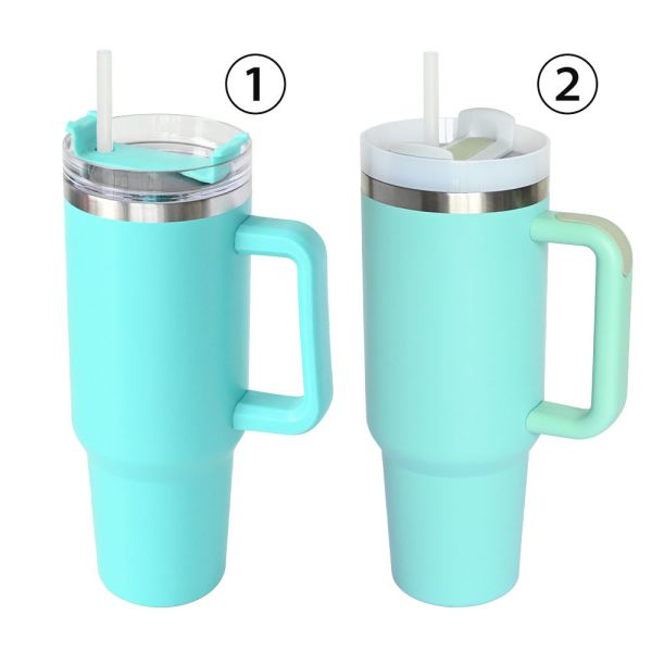 Extintor de 40 oz con mango de acero inoxidable y sello de vacío