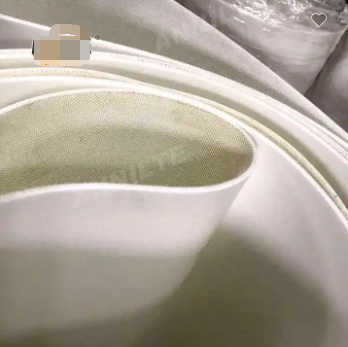 Конвейерная лента разделителя косточки рыб белая резиновая для разделителя косточки мяса рыб