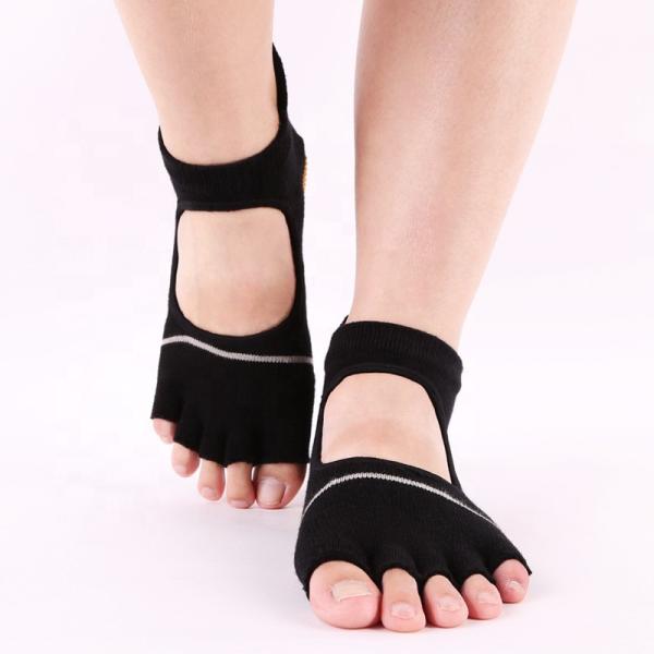Cotton Anti-Slip Soft Silicone Sole Dance Barre Ballet Pilates Sox Custom men Grip Yoga Socks for men