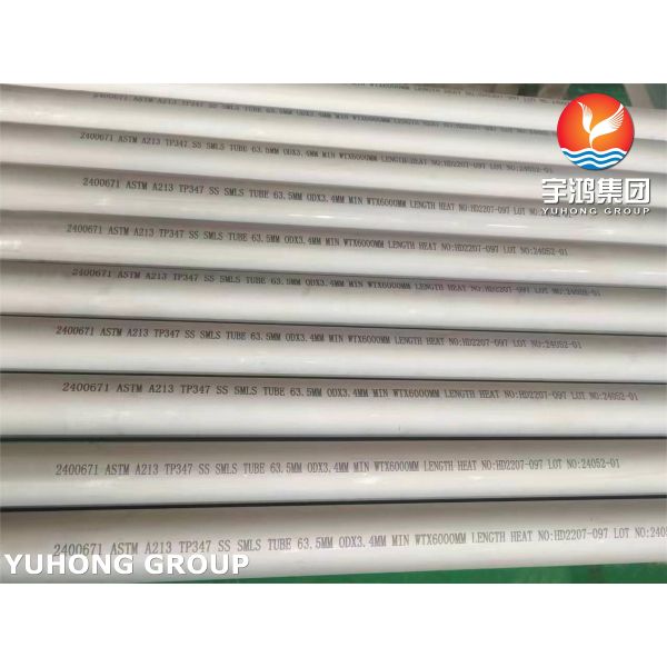 Stainless Steel Seamless ASTM A213 TP347 Heat Exchanger Bundle Tubes For Power Plants
