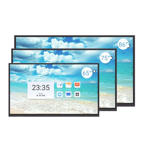 86-Inch Interactive Whiteboard with UHD 4K Panel 4000:1 Contrast Ratio Smart Touch Screen Board