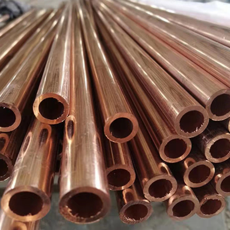 Твердость 3,5-4,0 Прямая медная труба ASTM B280 непрозрачная