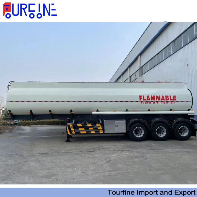 45 CBM 3 Axle Fuel Tank Semi Trailer for Commercial Fuel Logistics