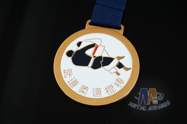 Round Metal Soft Enamel Swimming Custom Sports Taekwondo Medals Marathon Events Medallion