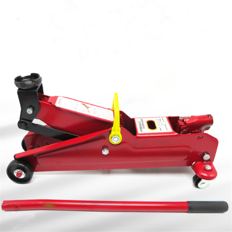 Steel Plate 380mm Heavy Duty Car Jack , 2.5 Tonne Low Profile Trolley Jack