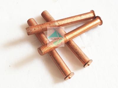 Parafusos prisioneiros da solda do CD da descarga do capacitor, pinos flangeados da soldadura de parafuso prisioneiro para a construção naval