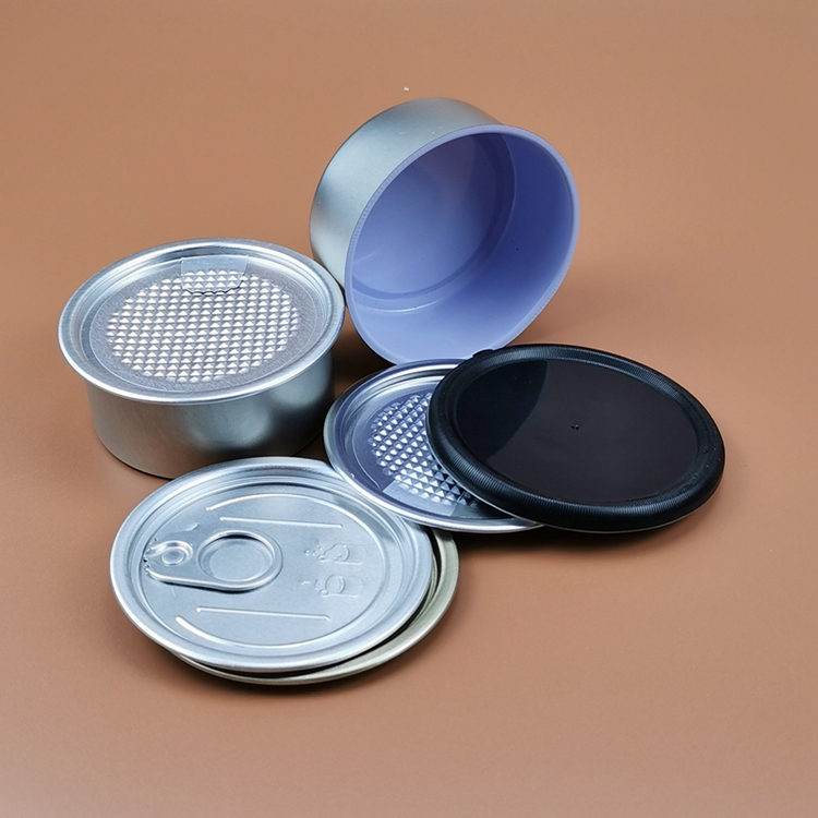 Жестяная коробка изготовленного на заказ торта сухого молока тунца алюминиевая с крышкой