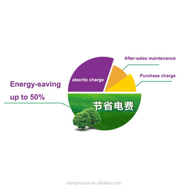 Advertising Configuration Stationary Rotary Screw Air Compressor for Sandblasting