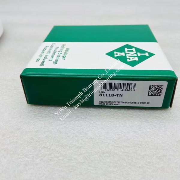 INA Thrust Cylindrical Roller Bearing  81118 TN