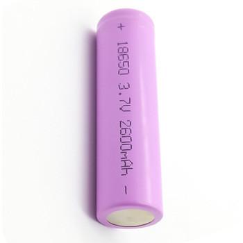 lítio Ion Battery Cell de 3.7V 2600mah ICR18650