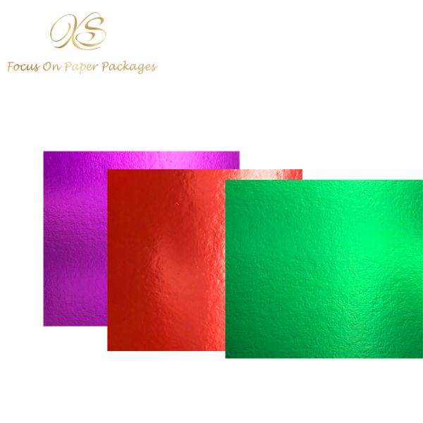 Eco Friendly Square Colorful PET Film  Cake Cardboard Base