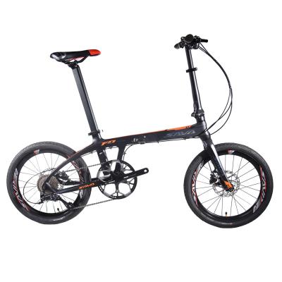 Fibra ISO/CE material do carbono de Sava Carbon Folding Bike TORAY T800
