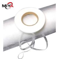 Web adhésif 150gsm de double fonte chaude latérale blanche de polyamide