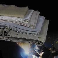 Couverture de soudage en fibre de verre résistant au feu résistant à la chaleur 550C industriel