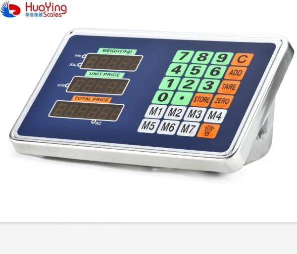 Indicateur de balance de type LED-LCD pour applications industrielles avec ligne d'alimentation personnalisée