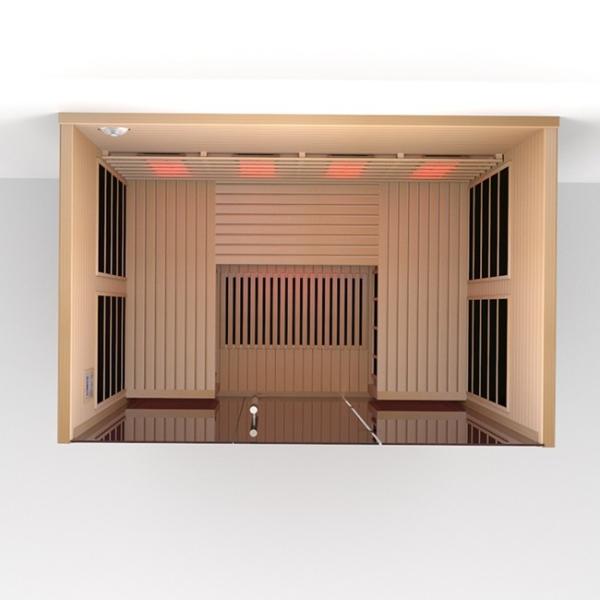 Digital Controller Hemlock Sauna Rooms Far Infrared Sauna Room 4 Person