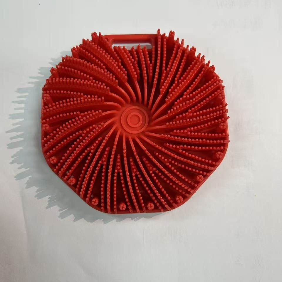 Wholesale Polygon Silicone Bath Brush Soft Exfoliating Body Shower Brush Factory Direct