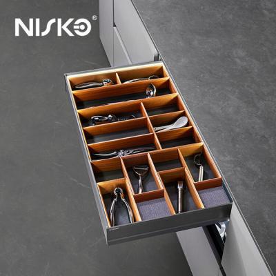 Kitchen Utensils Baskets Cutlery Tray Drawer Organizer Removable