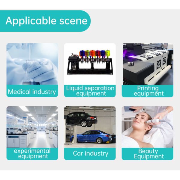Bomba de microvacío sin escobillas Bomba de corriente continua tipo presión negativa Bomba de succión de aire Bomba de diafragma