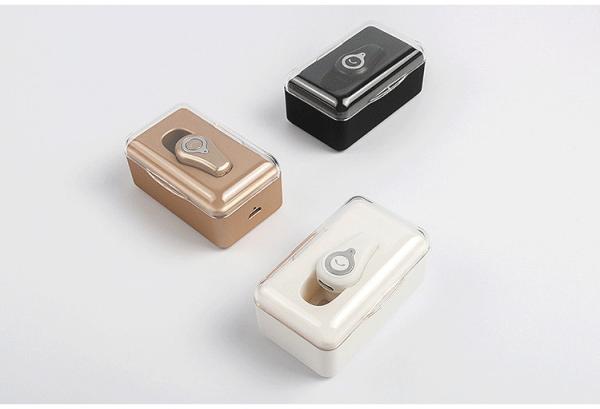 Black/White/Local Gold Mini Wireless Single Ear Bluetooth Headphones Earplugs In-Ear Sports