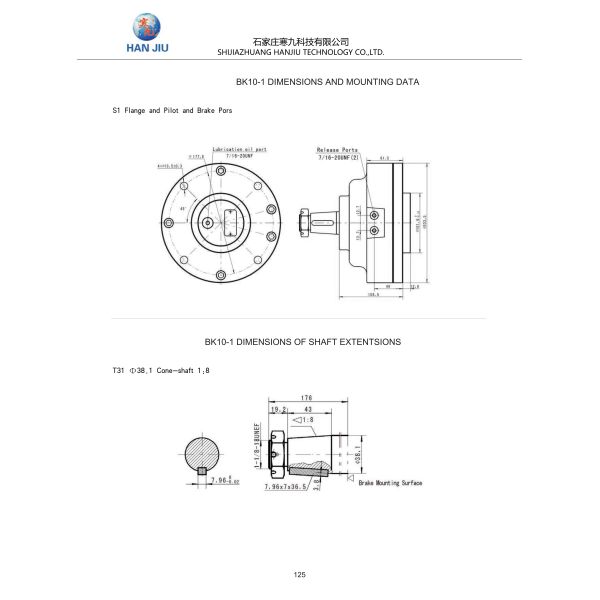 BK10 Series Static Wet Hydraulic Brakes – A Professional Braking Solution for Orbit Hydraulic Motors