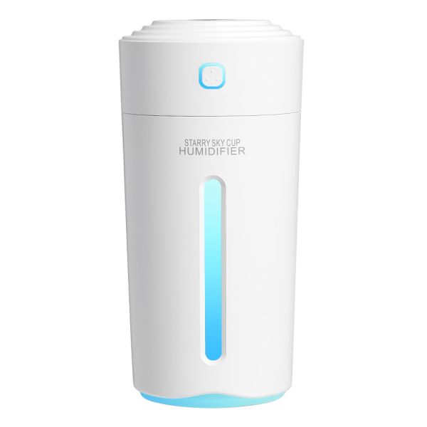 USB Powered Portable Mini Aroma Diffuser with Light and Low Noise Air Humidification
