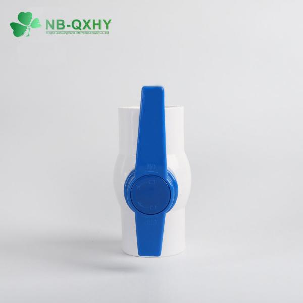Manual Long Handle 63mm Plastic Valve for Water Supply Sch40 PVC Compact Ball Valve