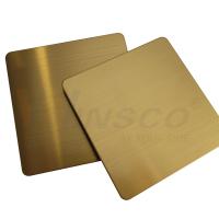 Couleur en laiton AFP solides solubles 201 d'or d'acier inoxydable de finition de délié de Za feuille 304 316
