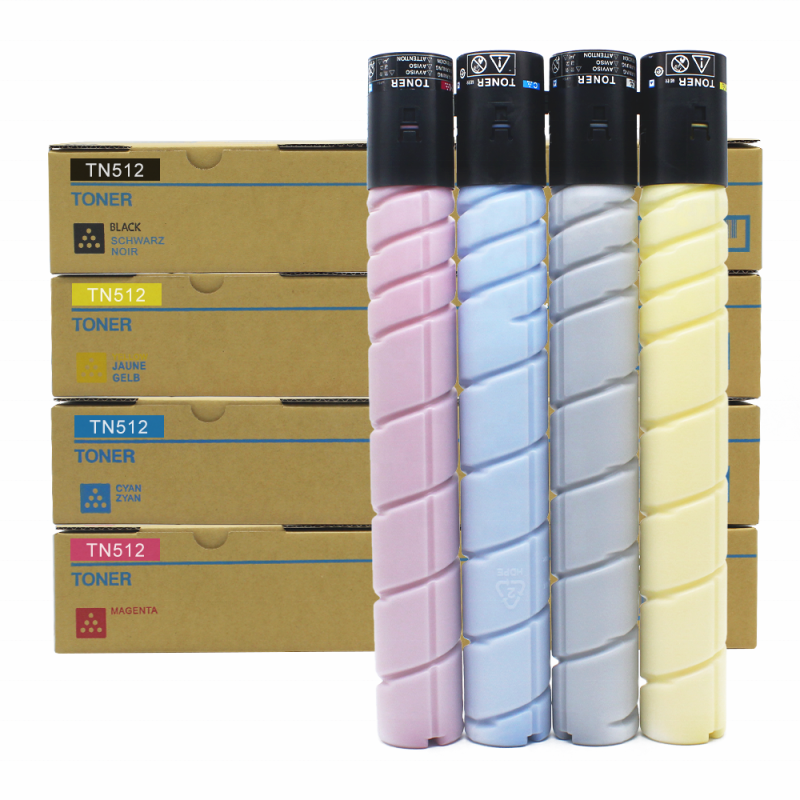 Konica Minolta Toner Cartridges Compatible with Bizhub C454e C554 C554e High Page Yield Black Cyan Yellow Magenta Colors