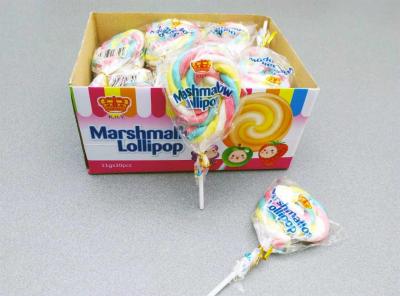 do gosto bonito colorido da forma do pirulito do marshmallow 11g petisco doce e macio/melhor