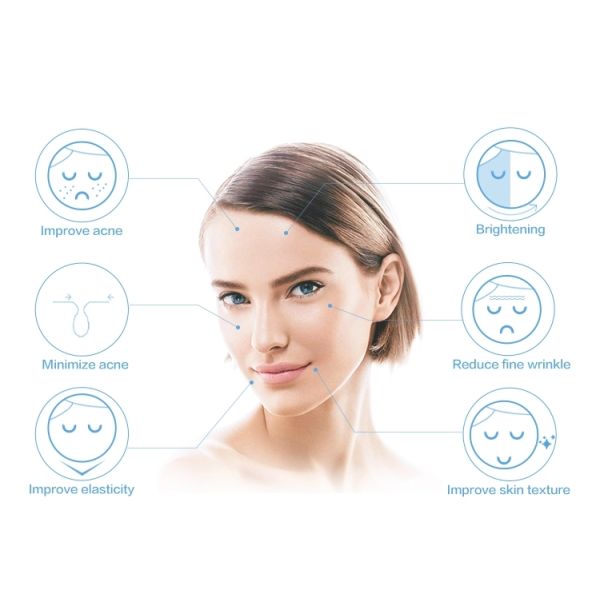 NO Plugs Type Newly Designed 42/150Gold Titanium Microneedle Hydra Stamphydra Roller for Skin Rejuvenation