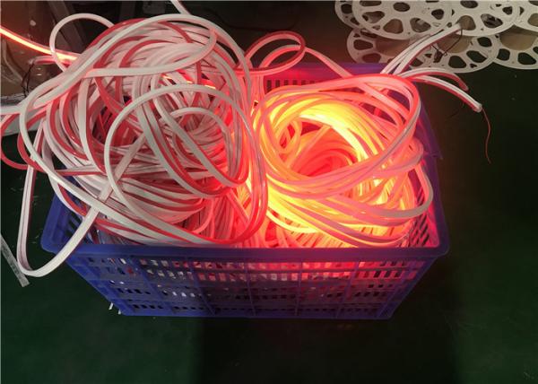 Turquoise Blue Silicone Neon Flexible Strip Lights DC 12V With 2.5CM Cut Easy Install