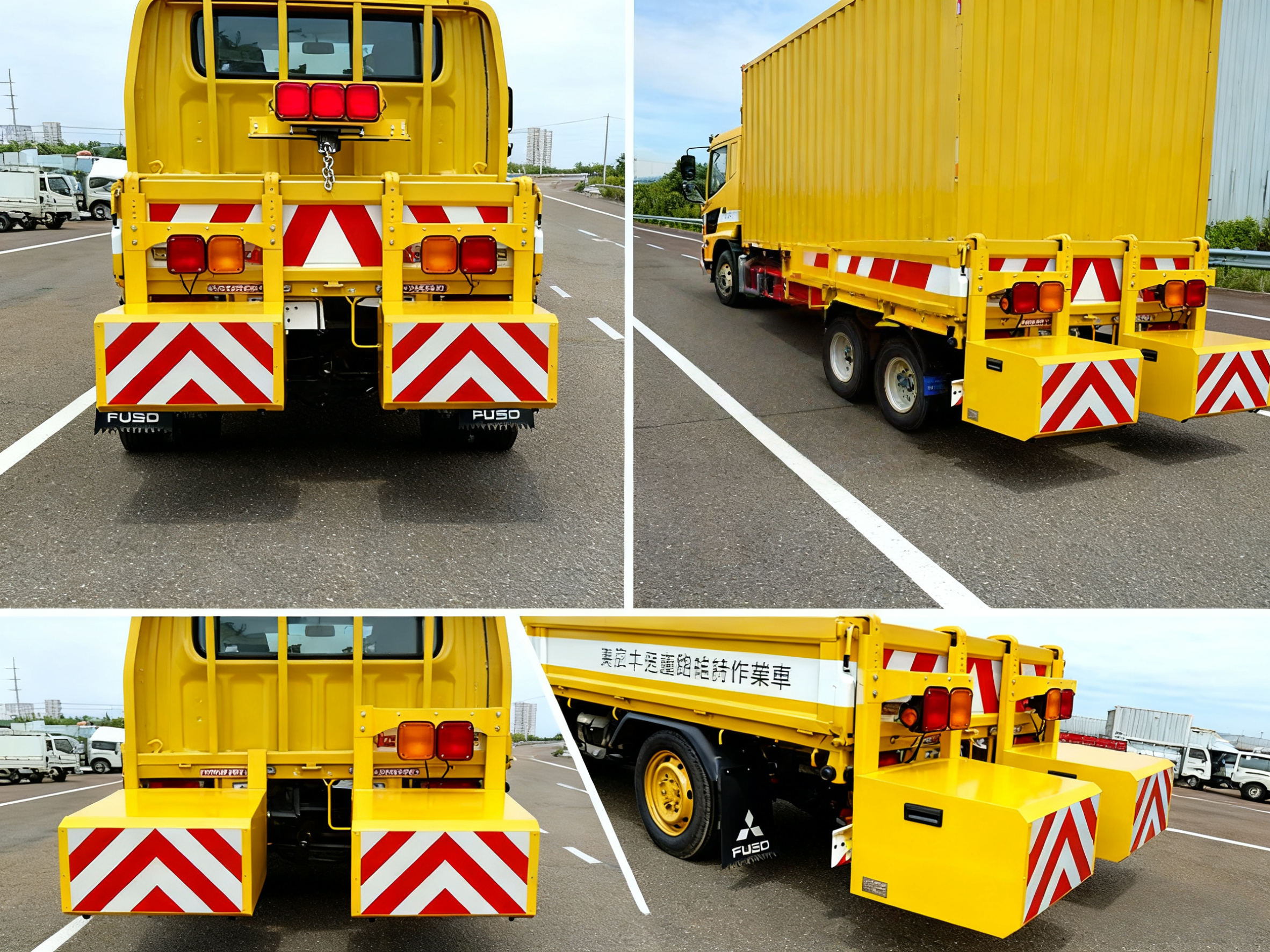 Traffic Yellow Crash Proof Truck Mounted Attenuator