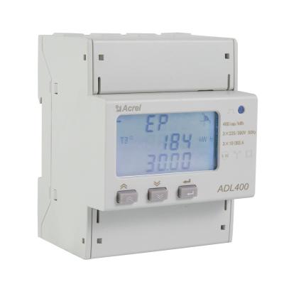 RS485  / Modbus-RTU 154~264Vac Din Rail Energy Meter ADL400
