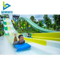 Parcs aquatiques toboggans de course de fibre de verre toboggans d'eau Les prix