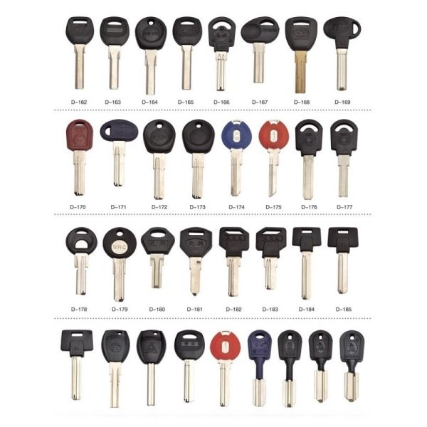 Custom Zinc Alloy Brass Door Key with OEM Support and Customized Logo