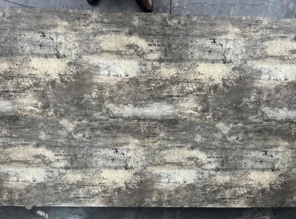 Folha laminada de mármore branco decorativo para painel de teto - largura 1,22m-2,44m