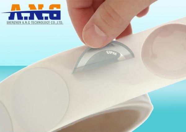Roll packing 13.56mhz NFC Sticker Tags 203 printed For Asset Management