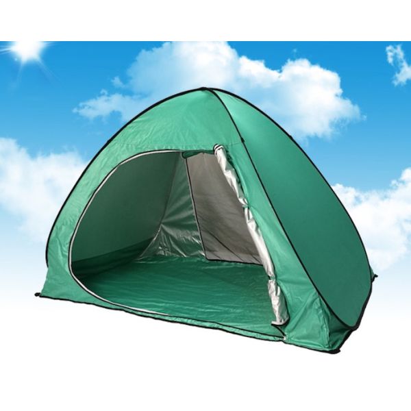 165*200*130 см. Двухместная палатка для кемпинга на открытом воздухе Синяя водонепроницаемая УФ-устойчивая 190T Поп-Ап Shelter