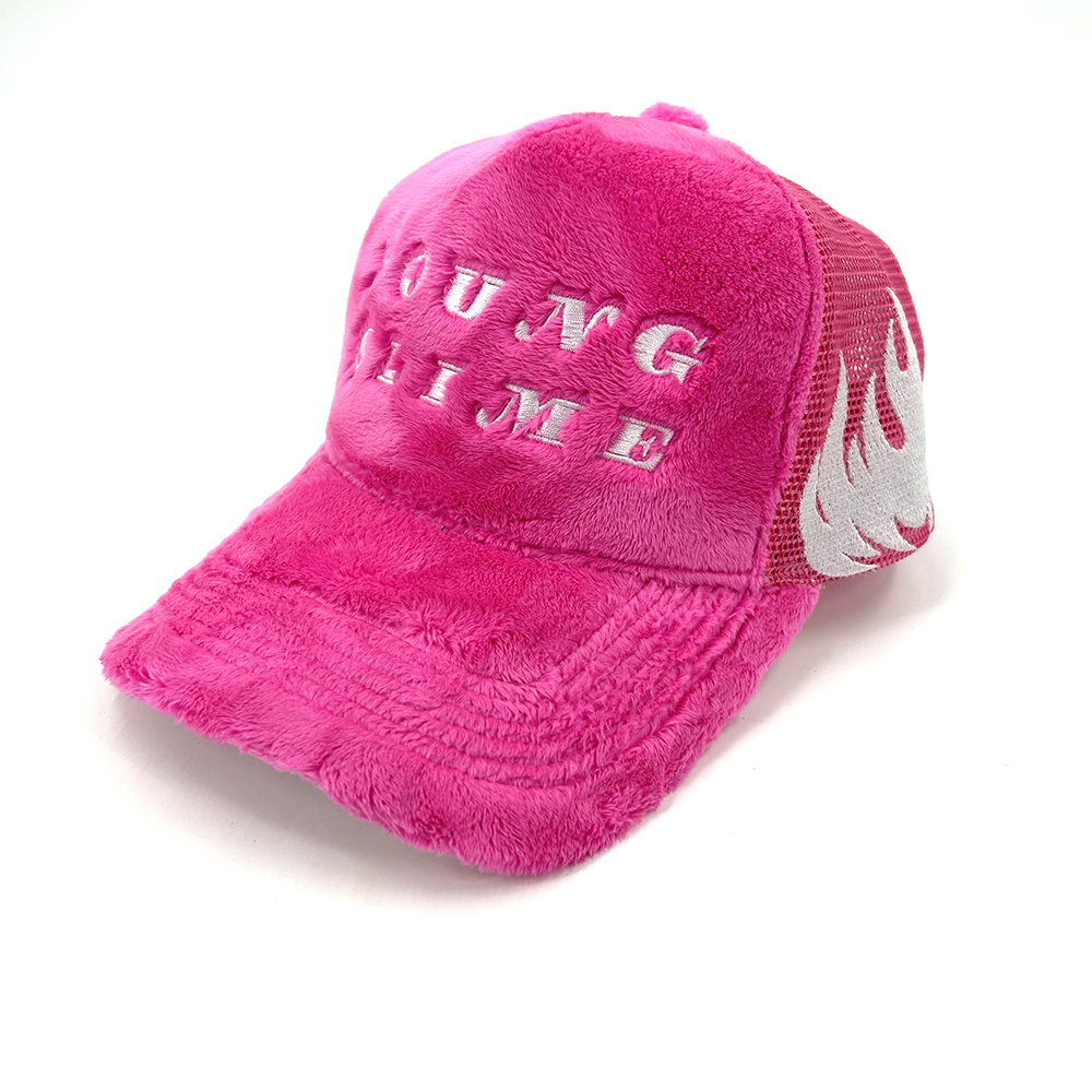 Foam Puff Custom 3D Embroidery Trucker Hats Print Snapback Cap Structured Cap