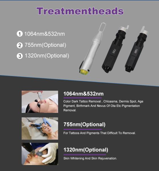 Laser Beauty Equipment Professional Pico Picosecond Machine Q Switched Nd Yag Laser Tattoo Removal Machine